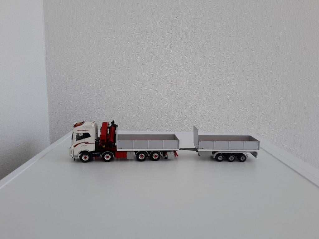 Volvo FH Bostrand Transport motorwagen met kraan en wipkar ., Verzenden, Nieuw, Bus of Vrachtwagen, Wsi