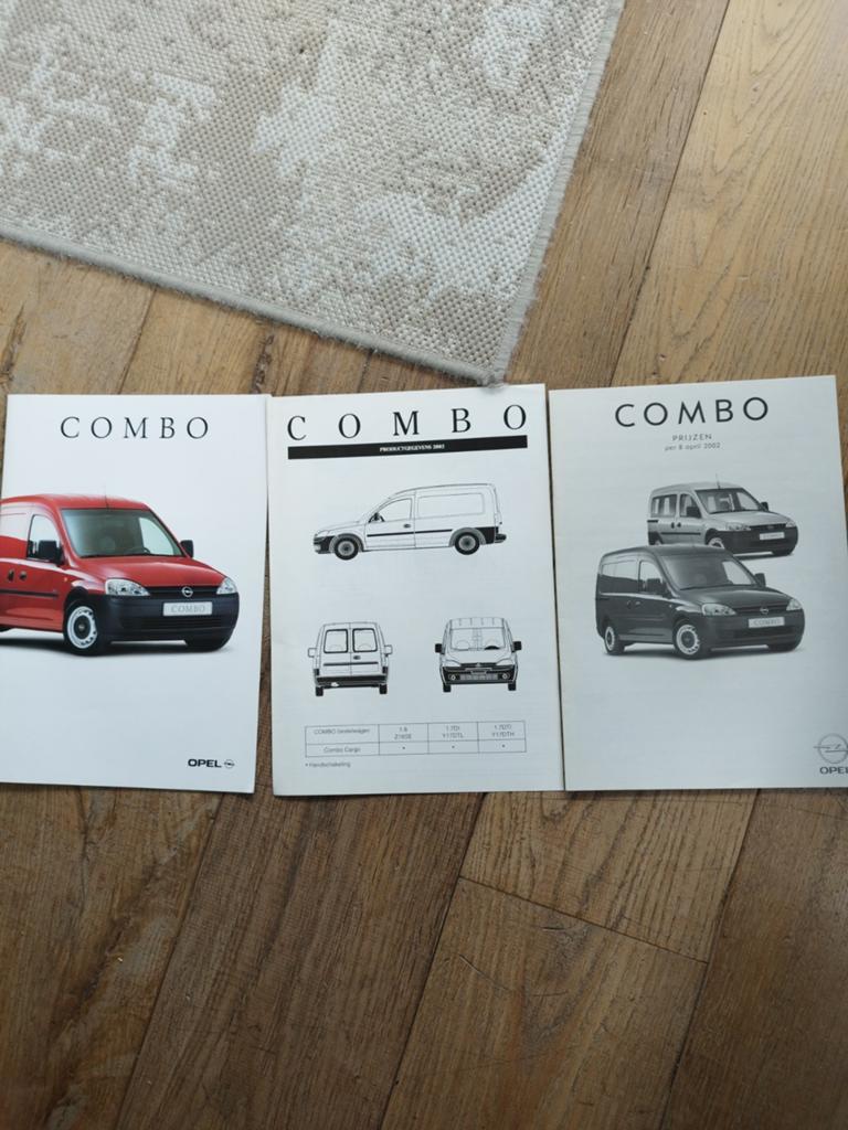 Opel Combo Brochure Set - Jaar 2002 (Nederlands), Opel, Zo goed als nieuw, Opel, Ophalen of Verzenden