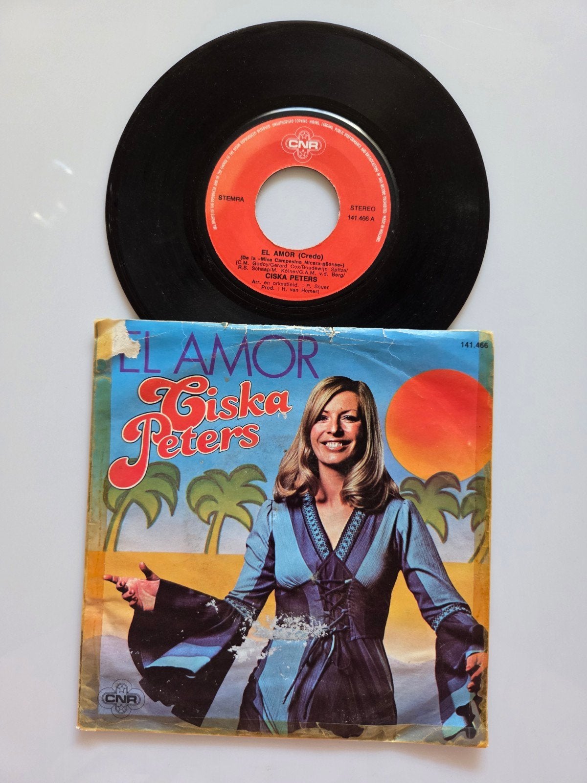 Ciska Peters - El Amor, Ophalen of Verzenden, Gebruikt, 7 inch, Pop