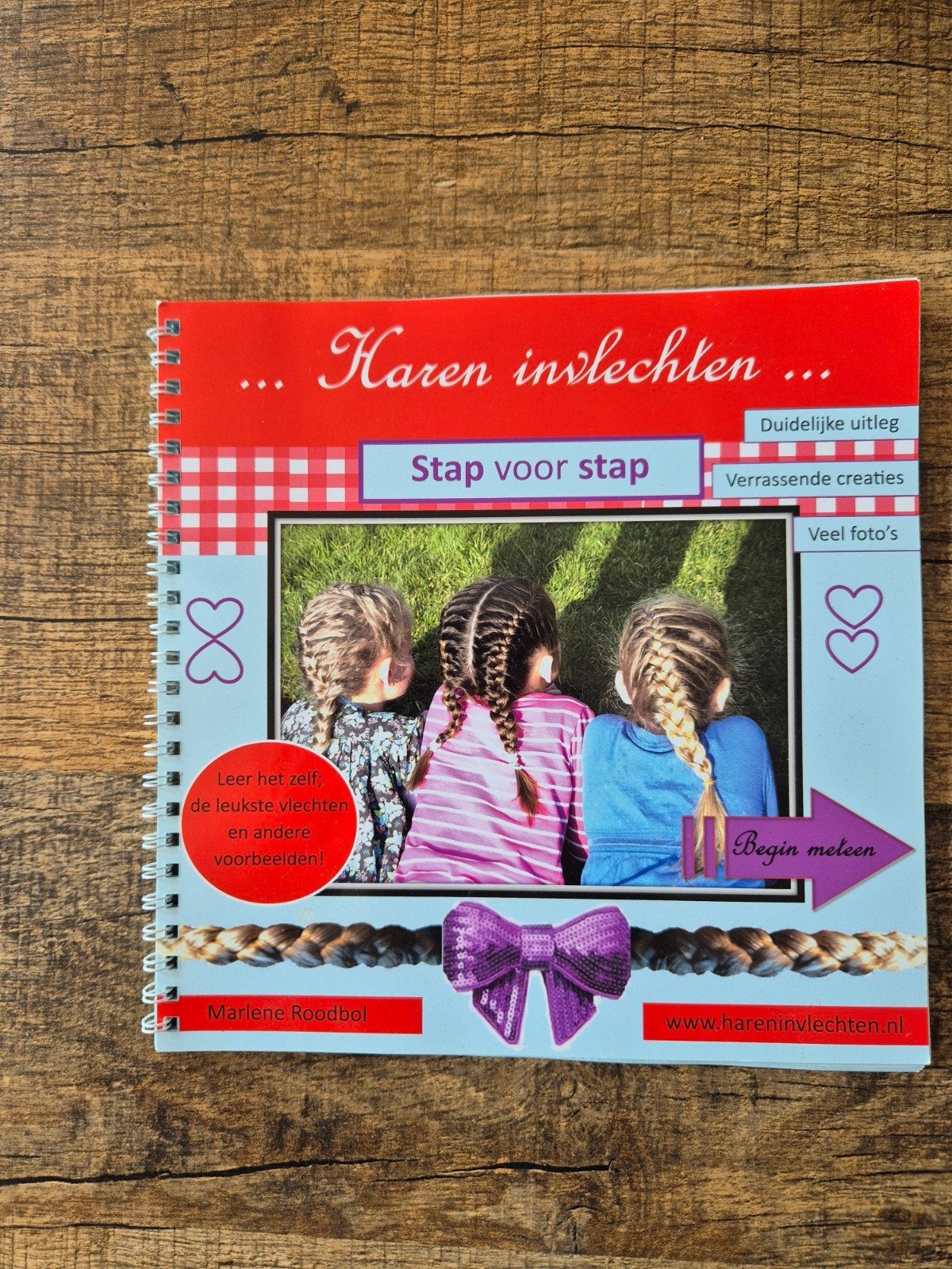 Haren invlechten stap voor stap - Vlechtboek, Ophalen, Zo goed als nieuw, Overige onderwerpen, Marlene Roodbol