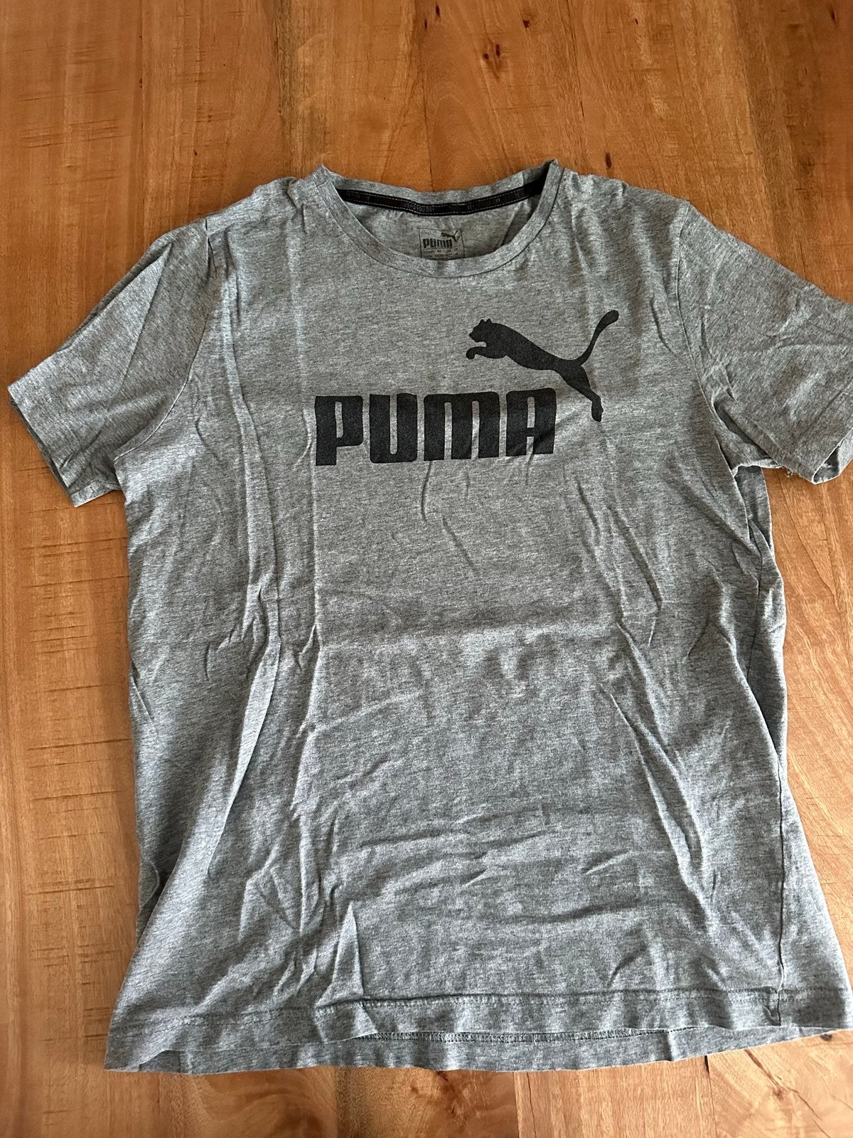 Puma T-shirt grijs maat M, Ophalen of Verzenden, Zo goed als nieuw, Maat 48/50 (M), Grijs