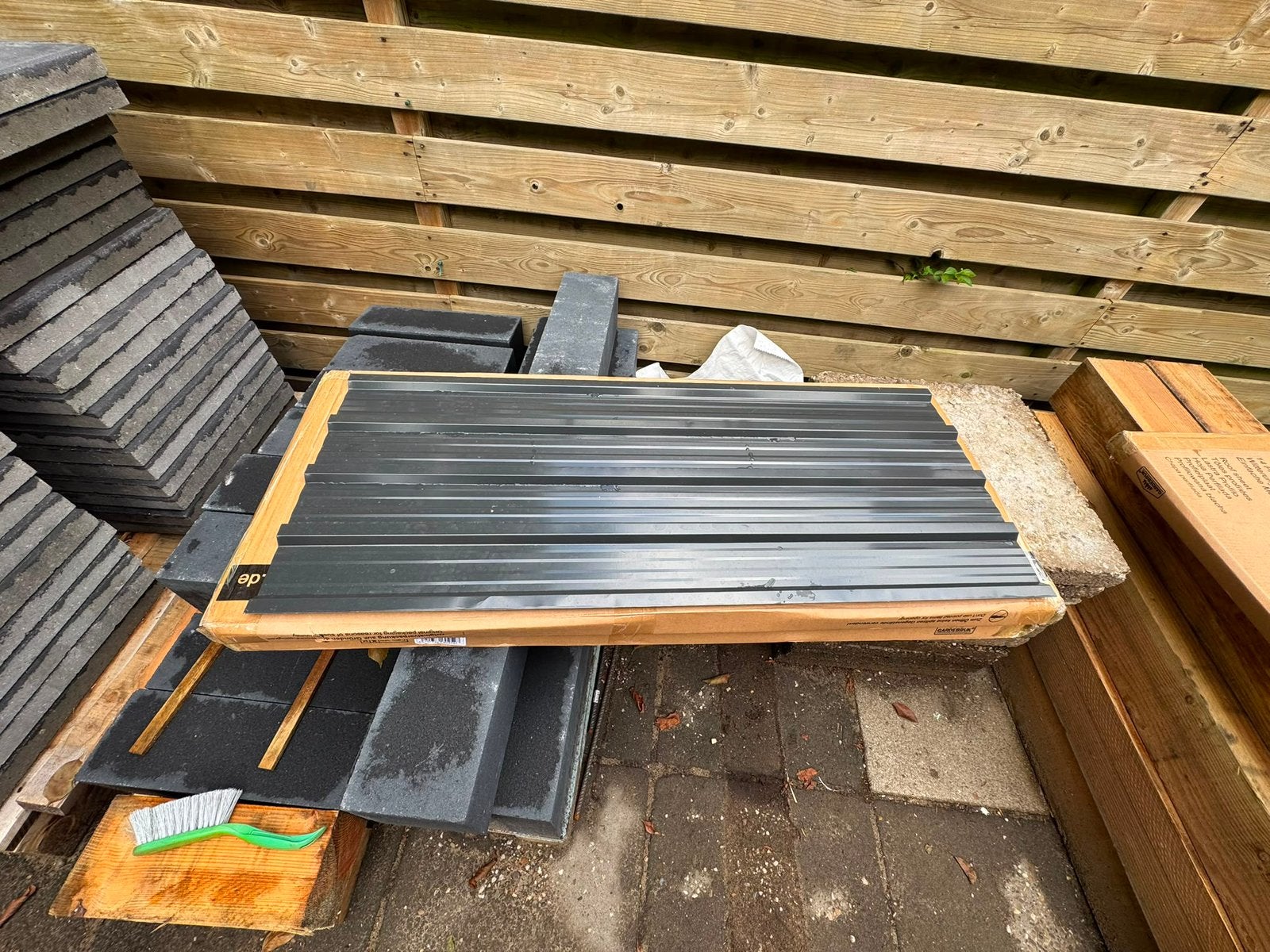 Trapezium Dakplaten 14 Stuks Antraciet Metaal 110x46cm, Overige kleuren, Nieuw, 5 tot 10 m², Metaal