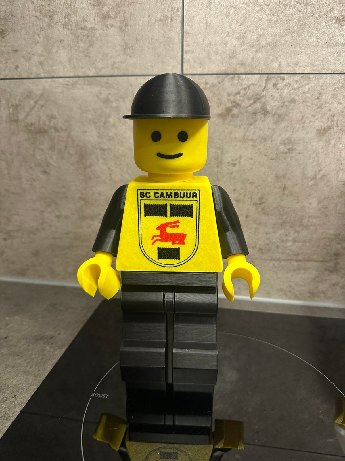 SC Cambuur Lego Figuur 22 cm, Overige thema's, Nieuw, Ophalen of Verzenden, Compleet