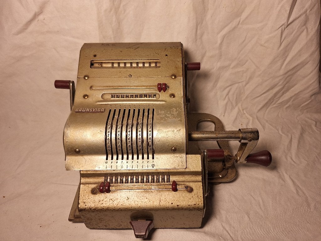 antiek reken-code machine, Ophalen of Verzenden
