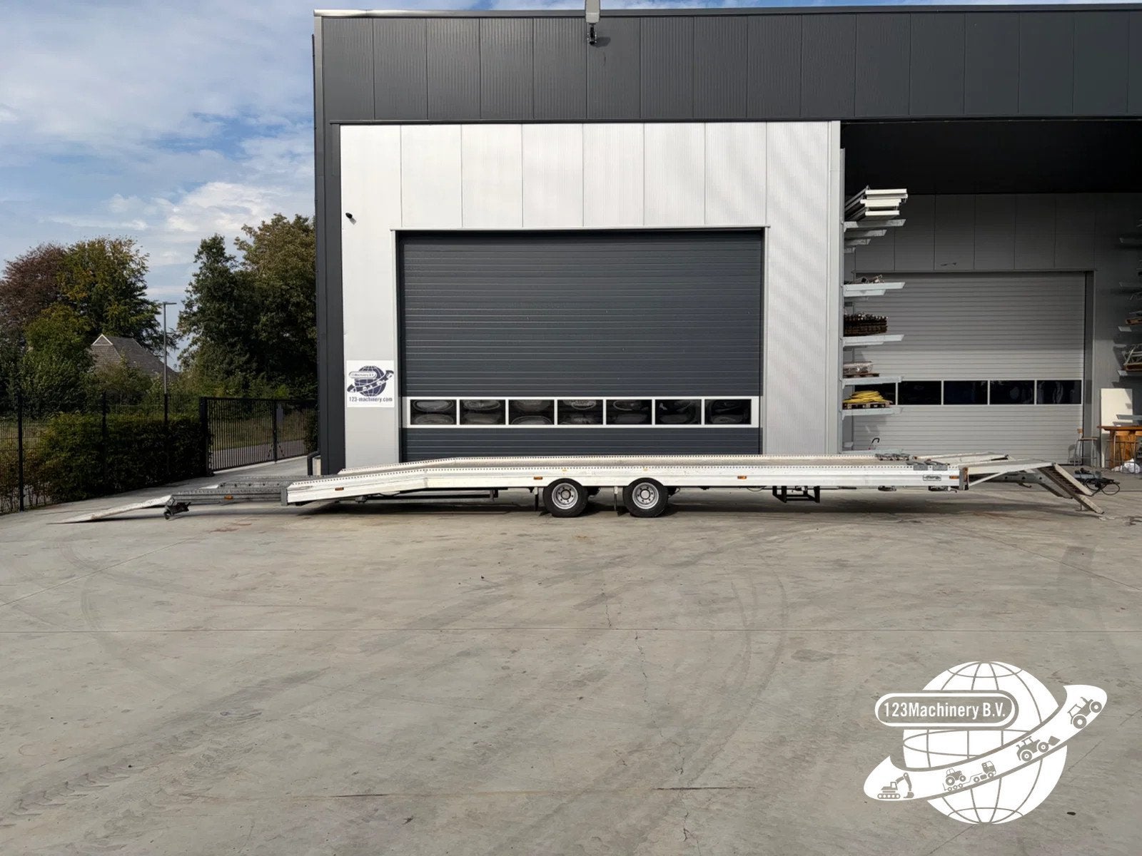 VELDHUIZEN Autotransporter P37-7 (bj 2016), Veldhuizen wagenbouw, Zo goed als nieuw, NL