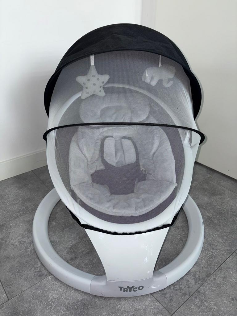 Tryco Devina Deluxe Babyschommel, Kinderen en Baby's, Wipstoeltjes, Overige merken, Schommelstoel, Ophalen of Verzenden, Met gordel(s) of riempje(s)