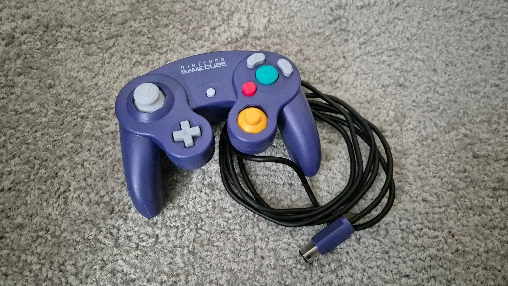 Nintendo GameCube Controller - Paars, Spelcomputers en Games, Ophalen of Verzenden, Gebruikt, Paars, Met 1 controller