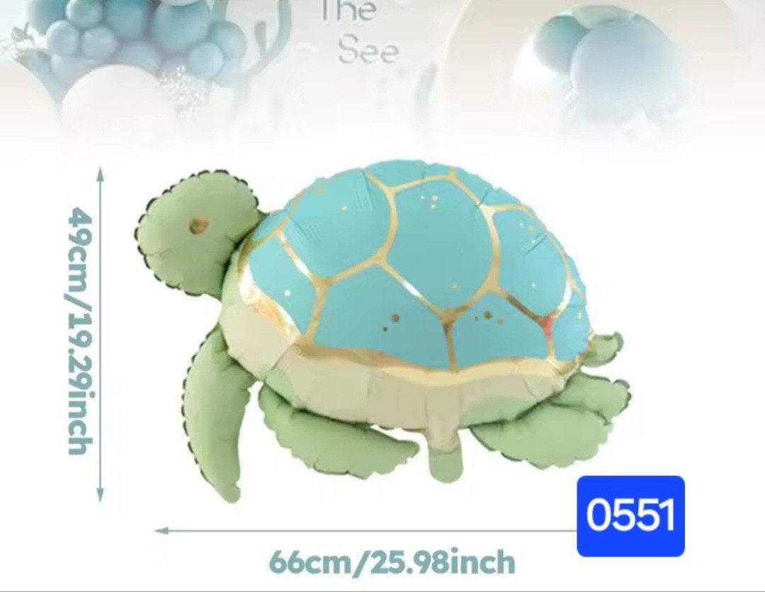 Nieuwe Opblaasbare Schildpad Folieballon - Feestdecoratie, Ophalen, Nieuw, Versiering, Overige