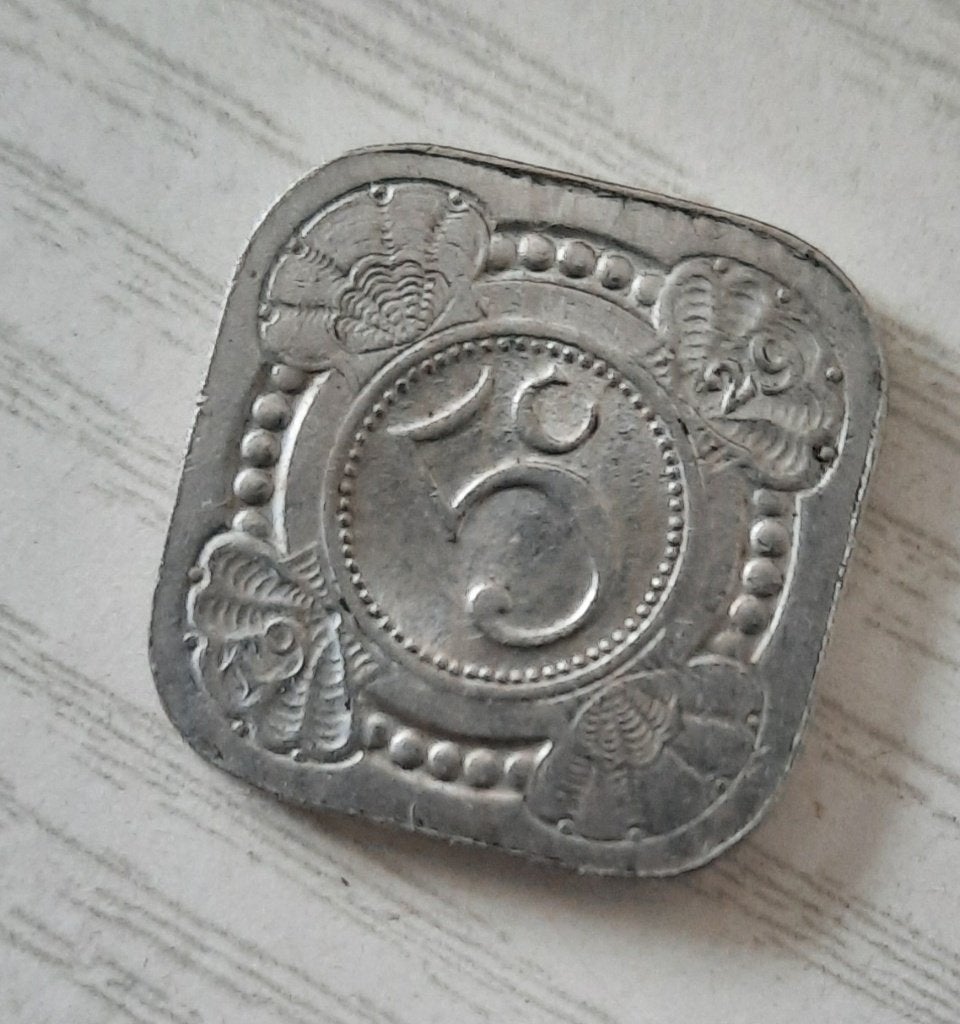 Munt van 5 cent uit 1929 - Nederland, Ophalen of Verzenden, Koningin Wilhelmina, 5 cent, Losse munt