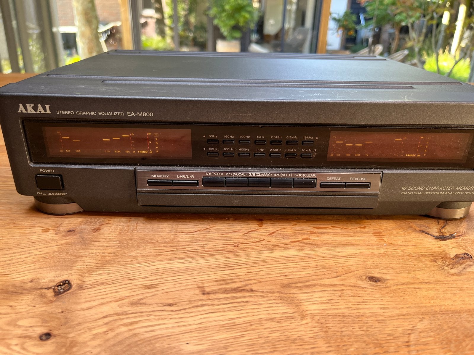 Akai Stereo Graphic Equalizer EA-M800 - Vintage Audio, Gebruikt, Ophalen, Overige merken, Minder dan 60 watt