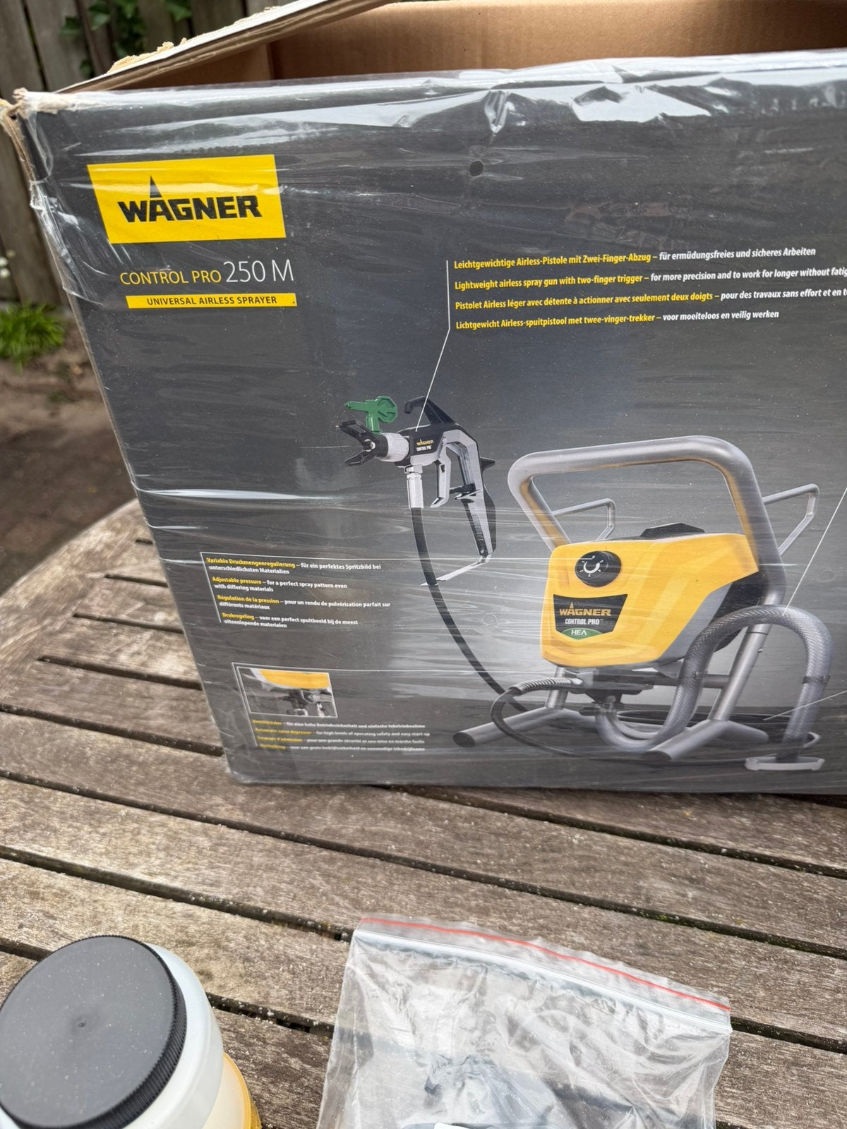 Wagner Pro 250 M Airless verfspuit, Ophalen, Zo goed als nieuw, Verfspuit of Verfpomp