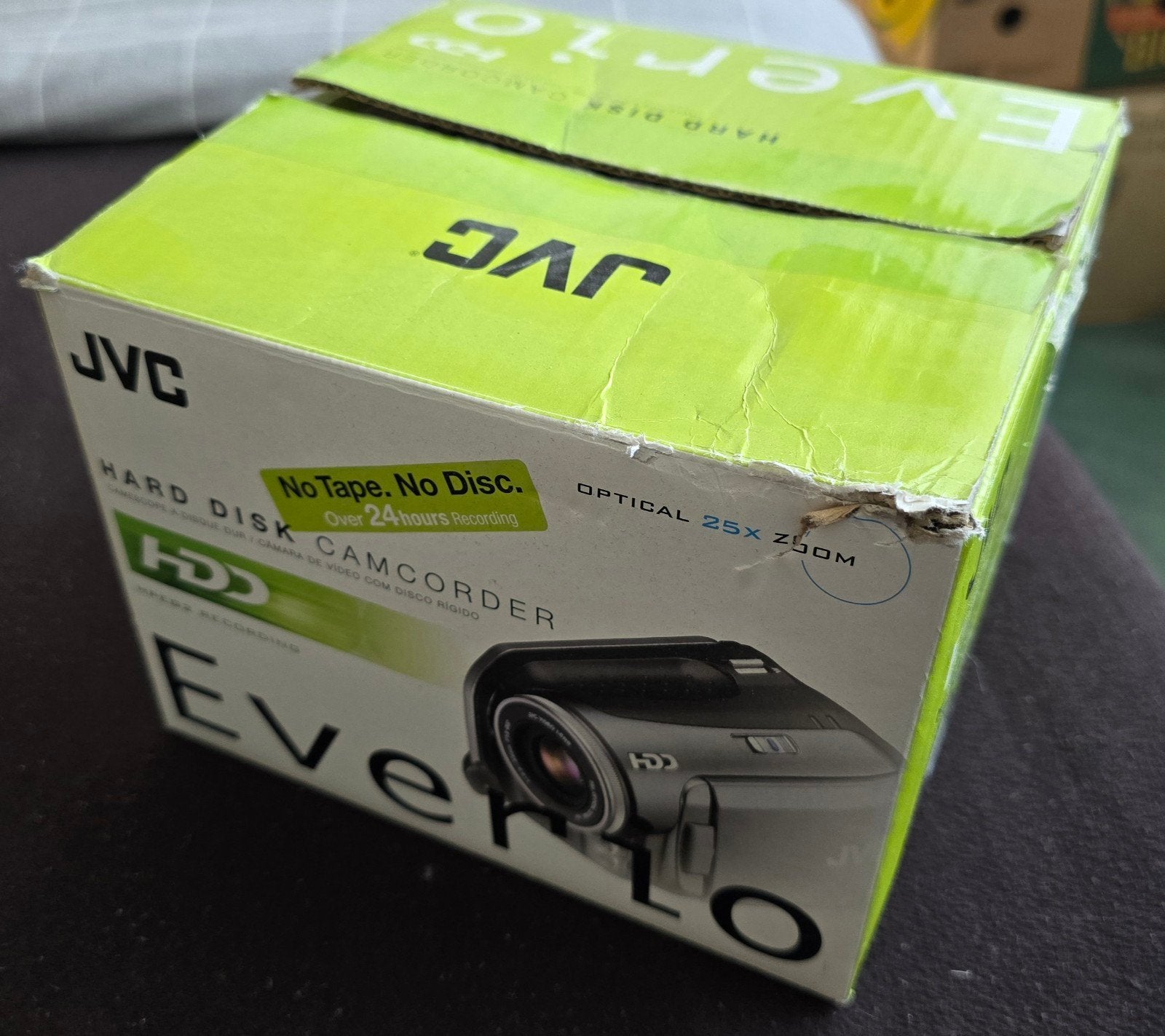 JVC Everio GZ-MG20e Harddisk Camcorder - 25x Optische Zoom, Harde schijf, JVC, 20x of meer, Ophalen of Verzenden
