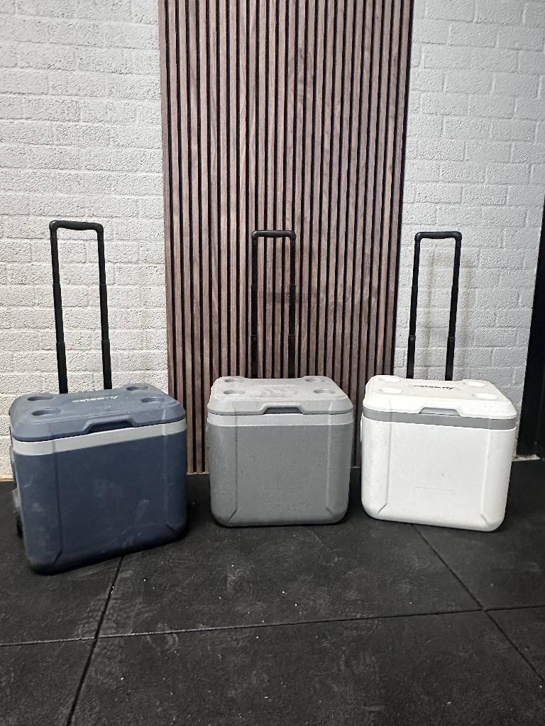 Steamy 52 liter koelbox op wielen Showroommodellen, Caravans en Kamperen, Koelboxen, Ophalen, Nieuw, Koelbox, Koelelement