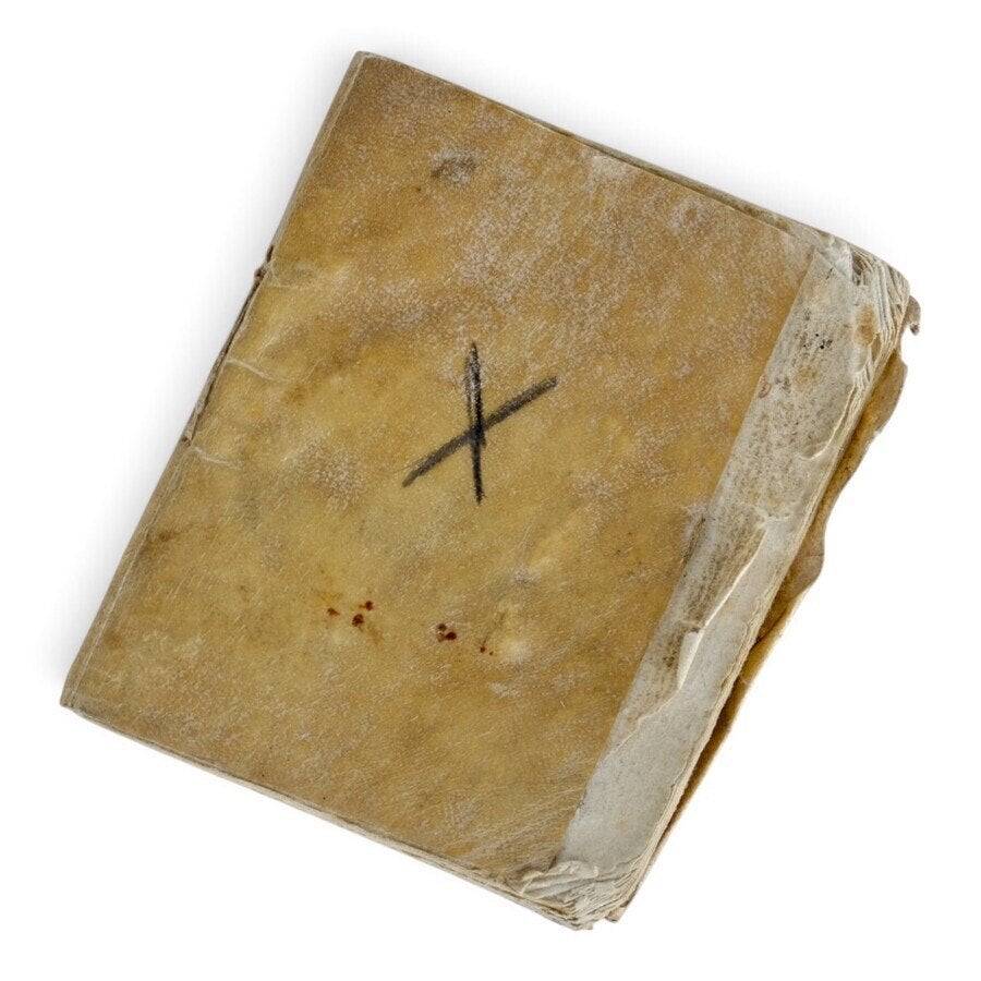 Boekwerkje 'Vriesch departementaal almanak', 1812, Boeken, Ophalen of Verzenden, Gelezen