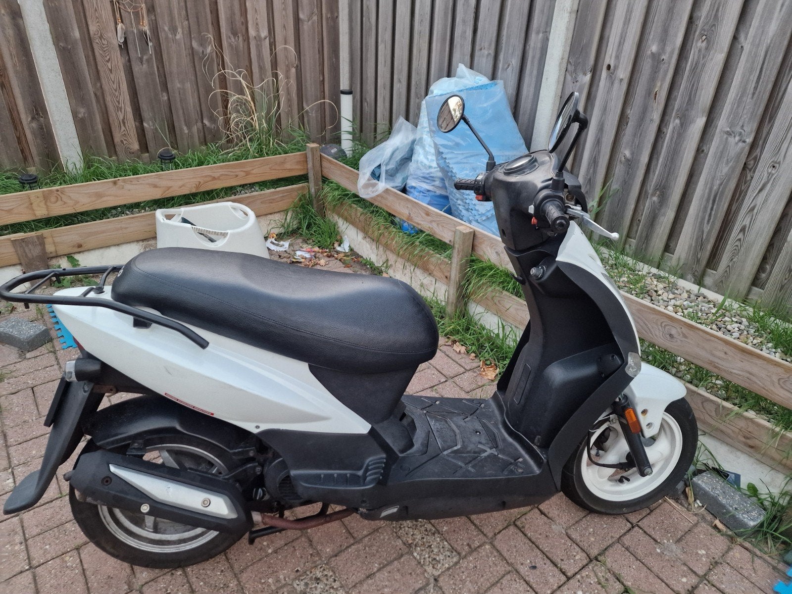 Kymco Agility 50cc Scooter - Wit, Gebruikt, Maximaal 45 km/u, Ophalen of Verzenden, Agility