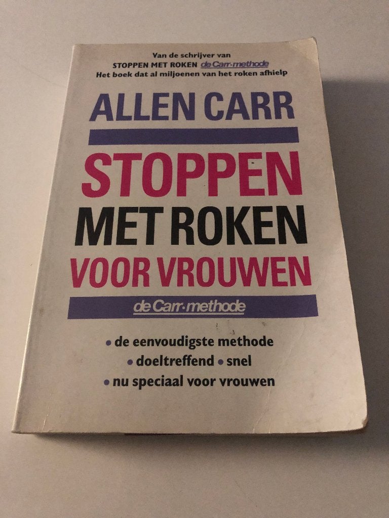 Pleisters + gratis boek stoppen met roken Allen Carr vrouwen, Ophalen of Verzenden, Nieuw, Gezondheid en Conditie