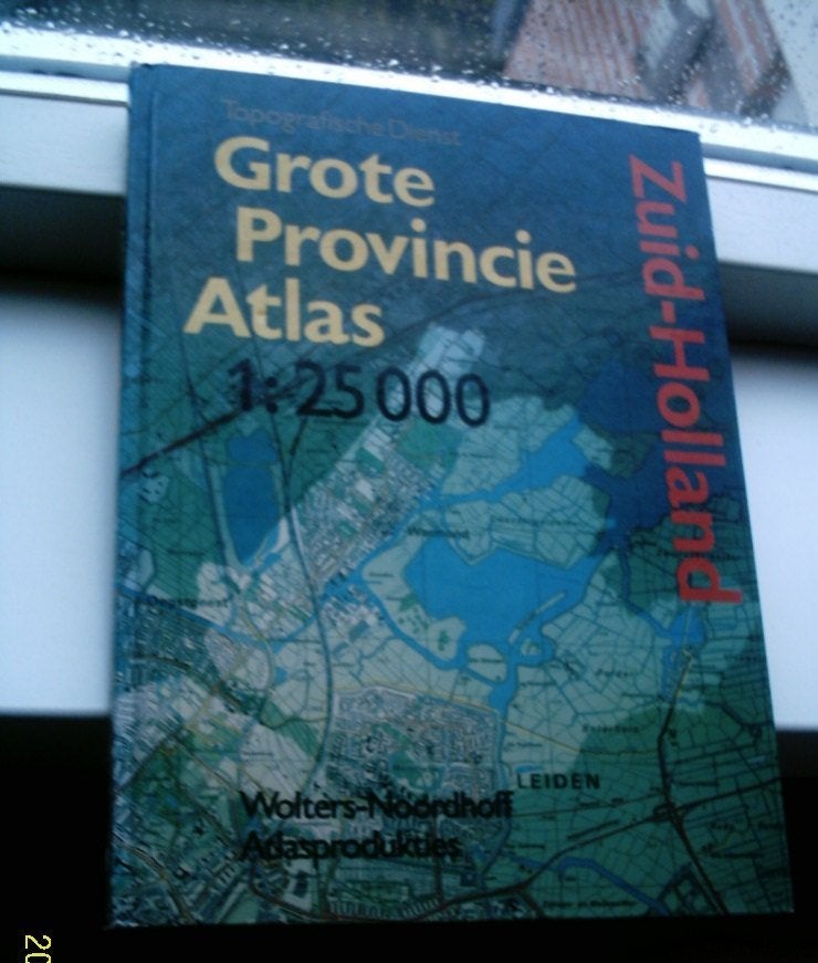 Grote Provincie Atlas Zuid-Holland., Boeken, Overige atlassen, Ophalen of Verzenden, Zo goed als nieuw, 1800 tot 2000