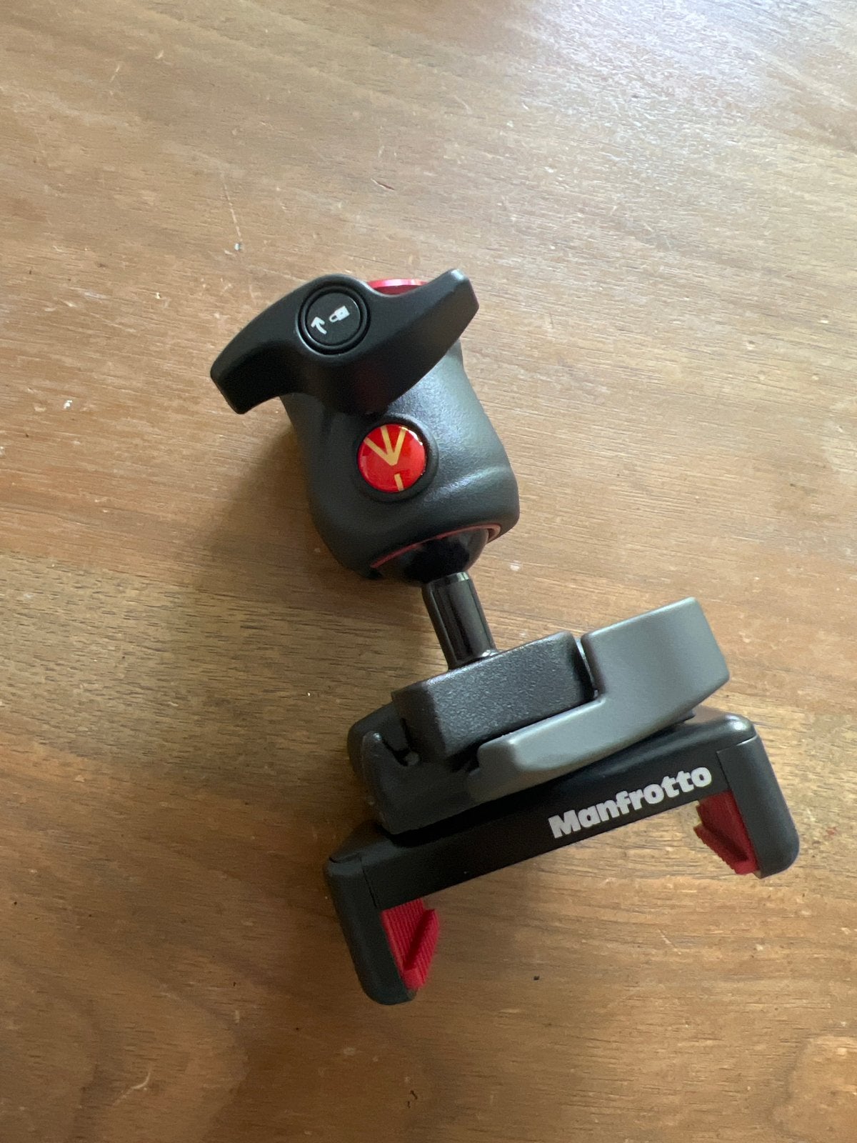 Manfrotto Smartphone Klem met Balhoofd, Audio, Tv en Foto, Fotografie | Statieven en Balhoofden, Ophalen of Verzenden, Manfrotto