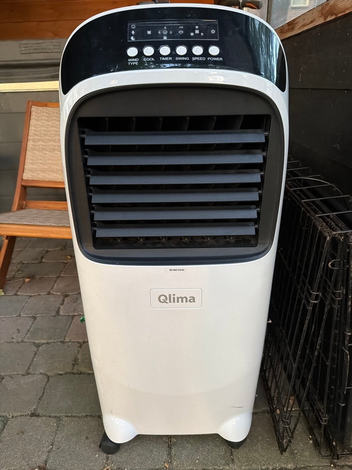 Qlima aircooler (2 stuks beschikbaar), Gebruikt, Minder dan 60 m³, 3 snelheden of meer, Ophalen of Verzenden