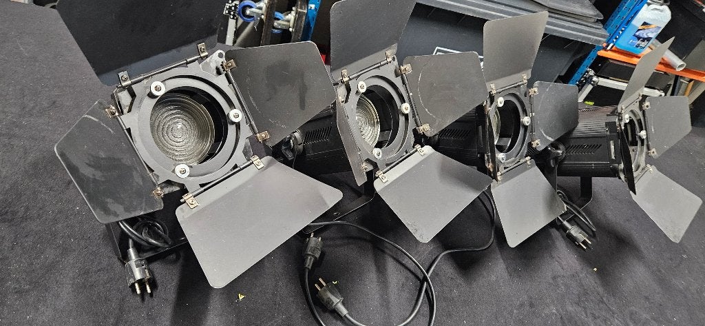 Stagebeam MKII 300/500W Fresnel Black Studio Licht (4 stuks), Muziek en Instrumenten, Gebruikt, Onbekend, Ophalen of Verzenden