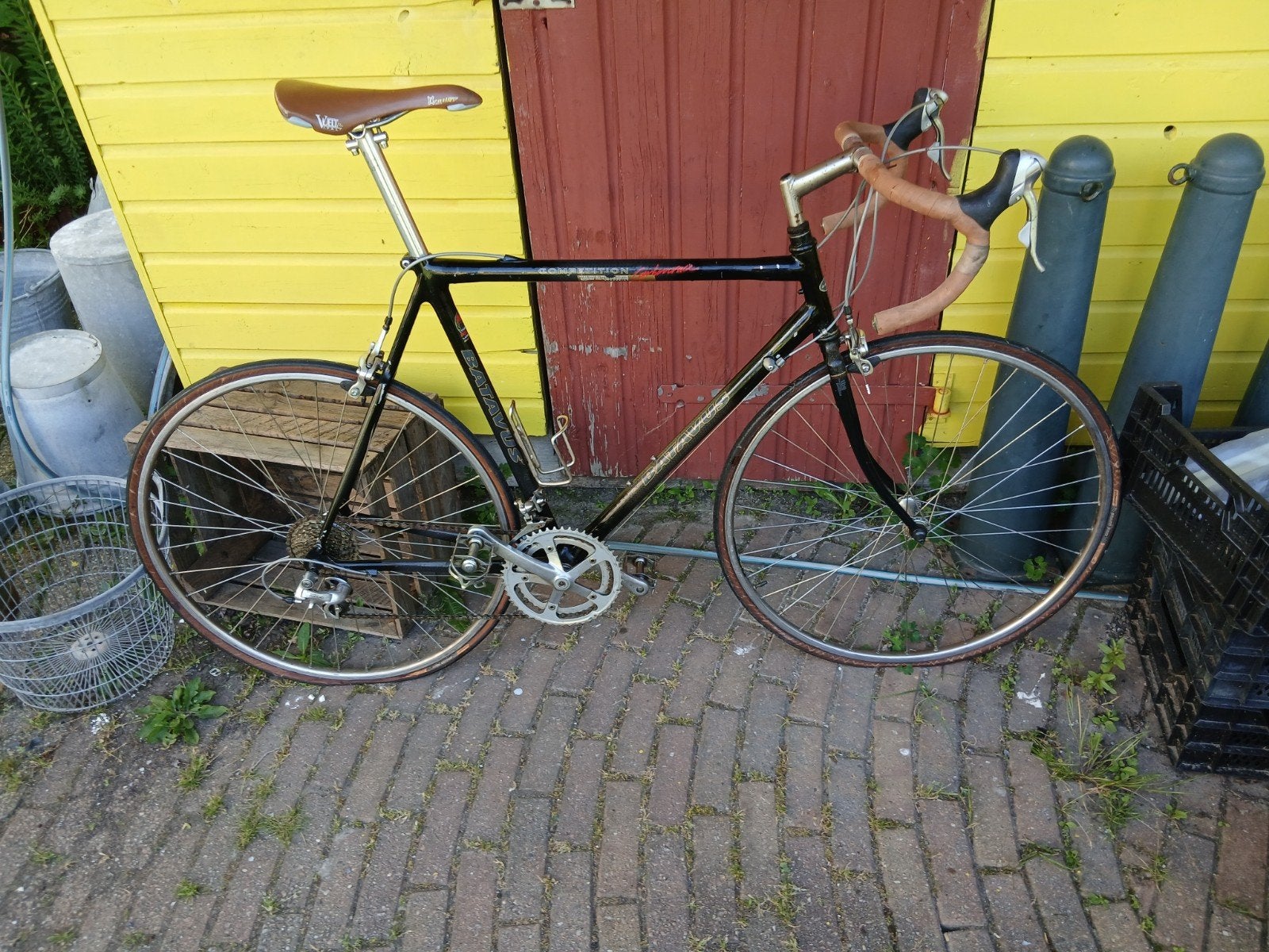 Twee vintage racefietsen , willem poelstra, Ophalen, Vo, Vo, Vo