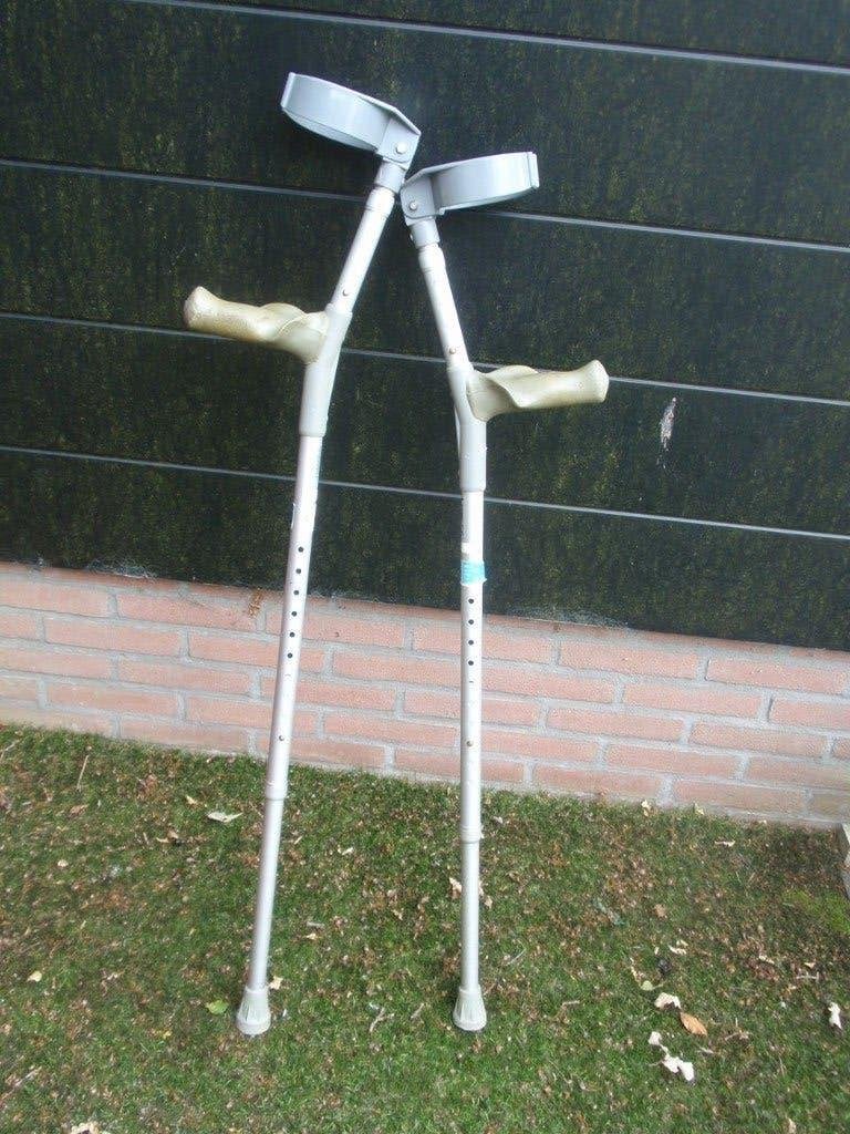 loopkrukken met ergonomische handgreep, Ophalen of Verzenden, In hoogte verstelbaar, Gebruikt