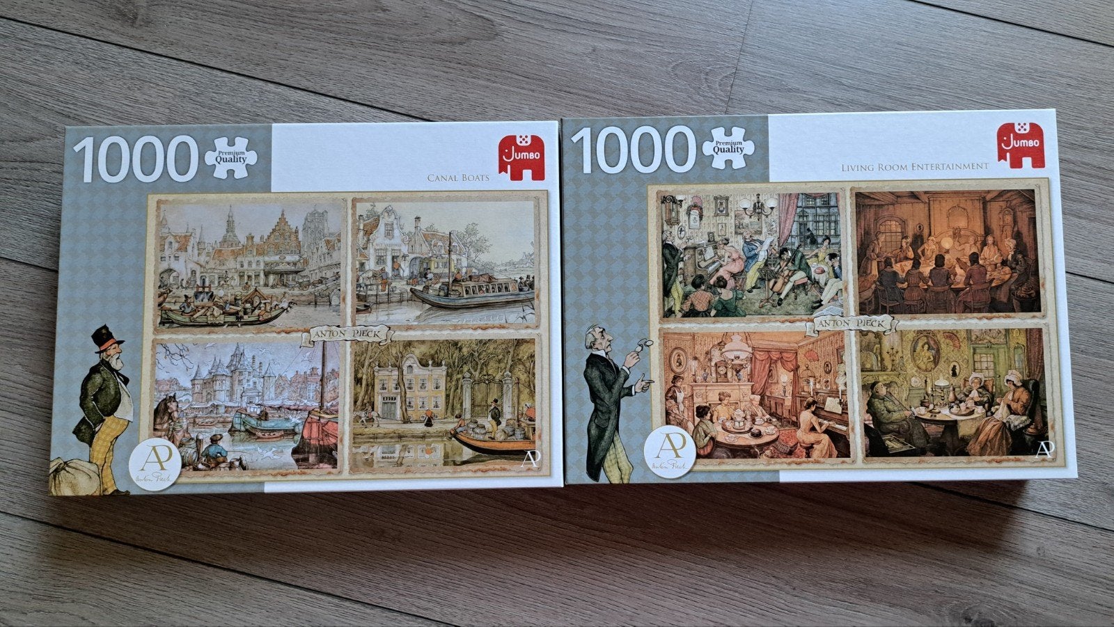 Jumbo Legpuzzels 1000 stukjes: Anton Piek, Ophalen of Verzenden, 500 t/m 1500 stukjes, Zo goed als nieuw, Legpuzzel
