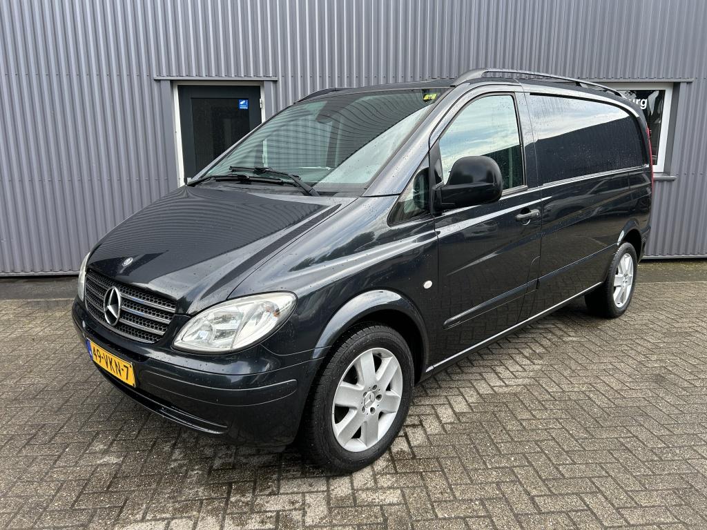 Mercedes-Benz Vito 120 CDI 320 3.0 V6 AUT 228Dkm NAP Airco M, Automaat, Stof, Gebruikt, Zwart