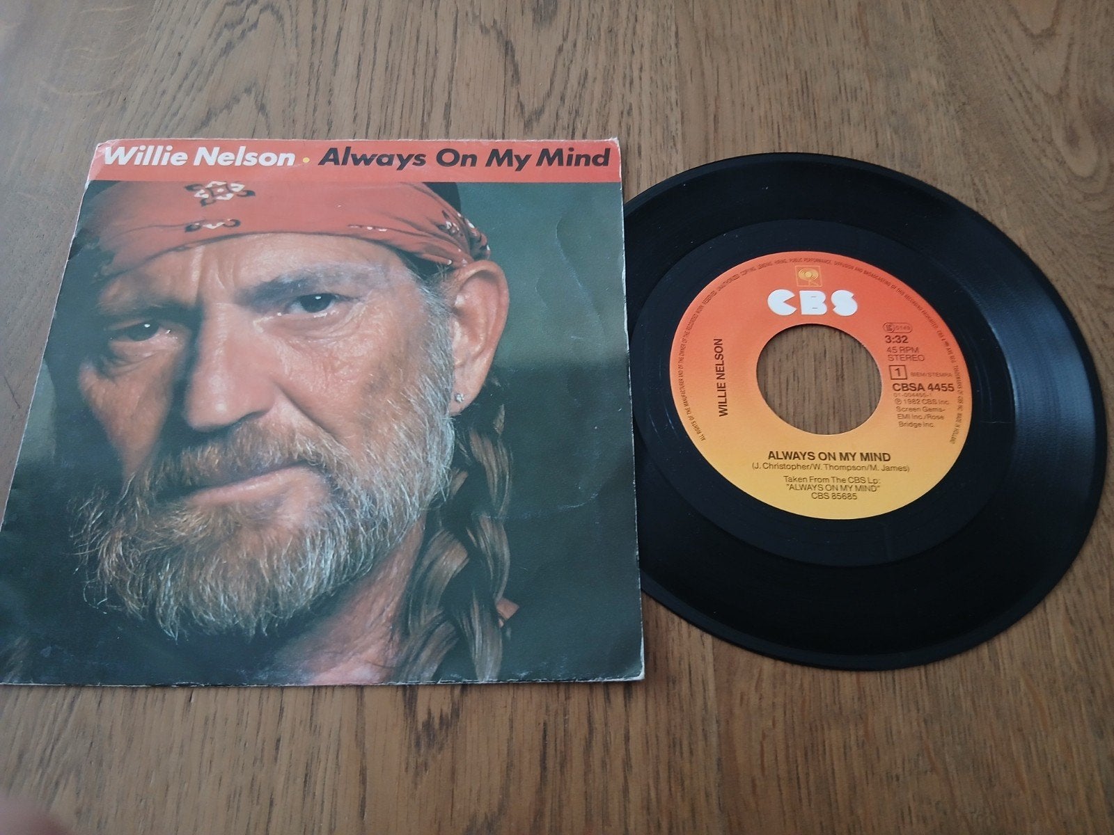 VINYL  SINGLE WILLIE NELSON  1983, Ophalen of Verzenden, Zo goed als nieuw, Country en Western, Single