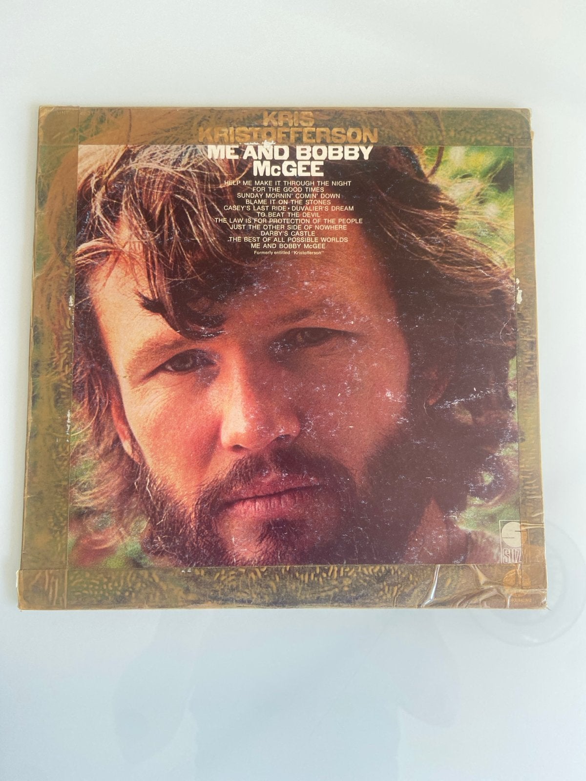 Kris Kristofferson - Me and Bobby McGee LP (1971), Ophalen, 1970 - 1979, Gebruikt, 12 inch