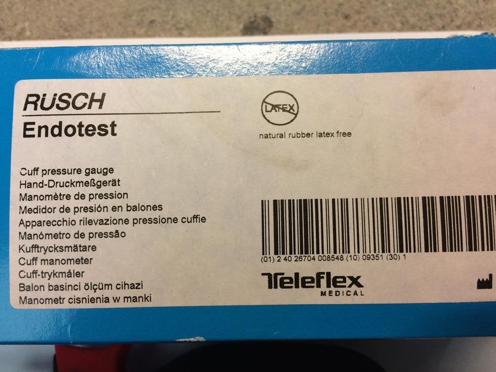 Cuff manometer Endotest van Rush voor dierenarts, Diversen, Niet ingevuld, Gebruikt, Niet ingevuld, Ophalen of Verzenden