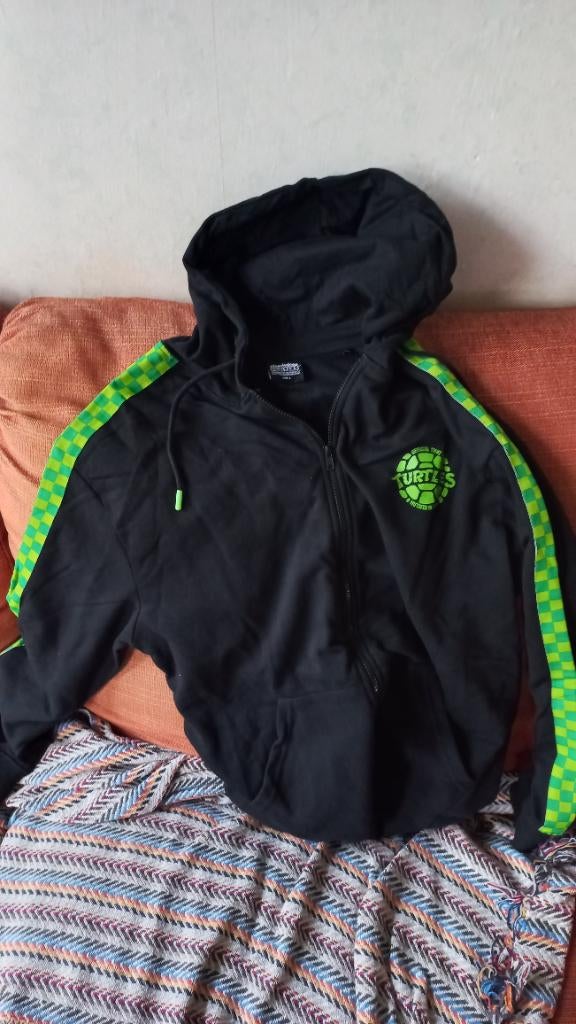 Hoodie Teenage Mutant Ninja Turtles, Maat 52/54 (L), Zwart, Nieuw, Ophalen of Verzenden