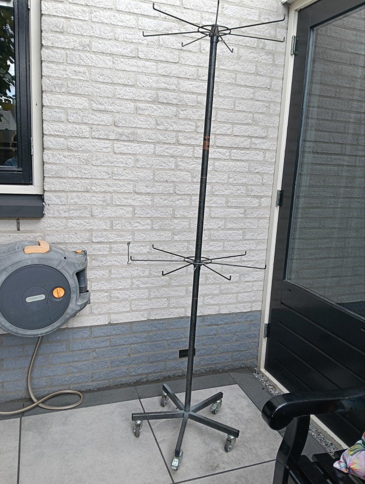 Mobiel standaard om sjaals e.d. op te hangen. Voor in winkel, Ophalen of Verzenden, Gebruikt