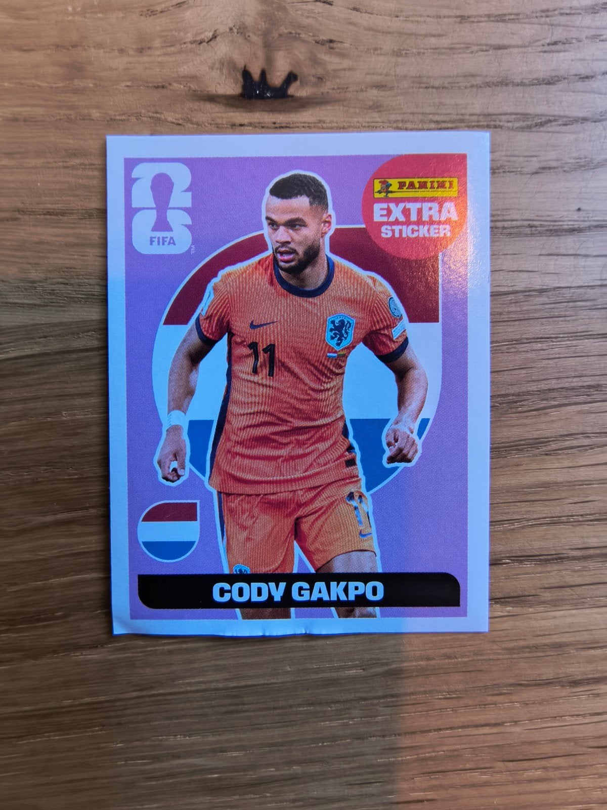 Cody Gakpo extra sticker, Ophalen of Verzenden, Zo goed als nieuw