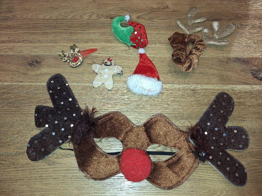 (haar)accessoires meisje kerst, Kinderen en Baby's, Kindermode-accessoires, Ophalen of Verzenden, Gebruikt