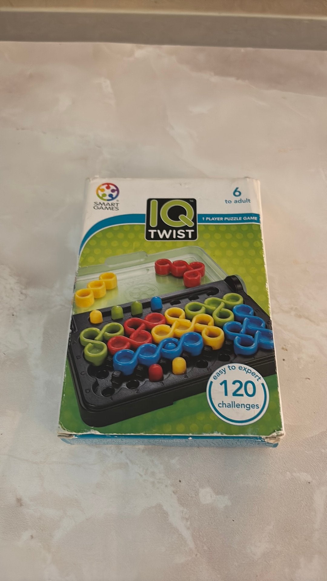 Smart games IQ Twist, Ophalen of Verzenden, Zo goed als nieuw