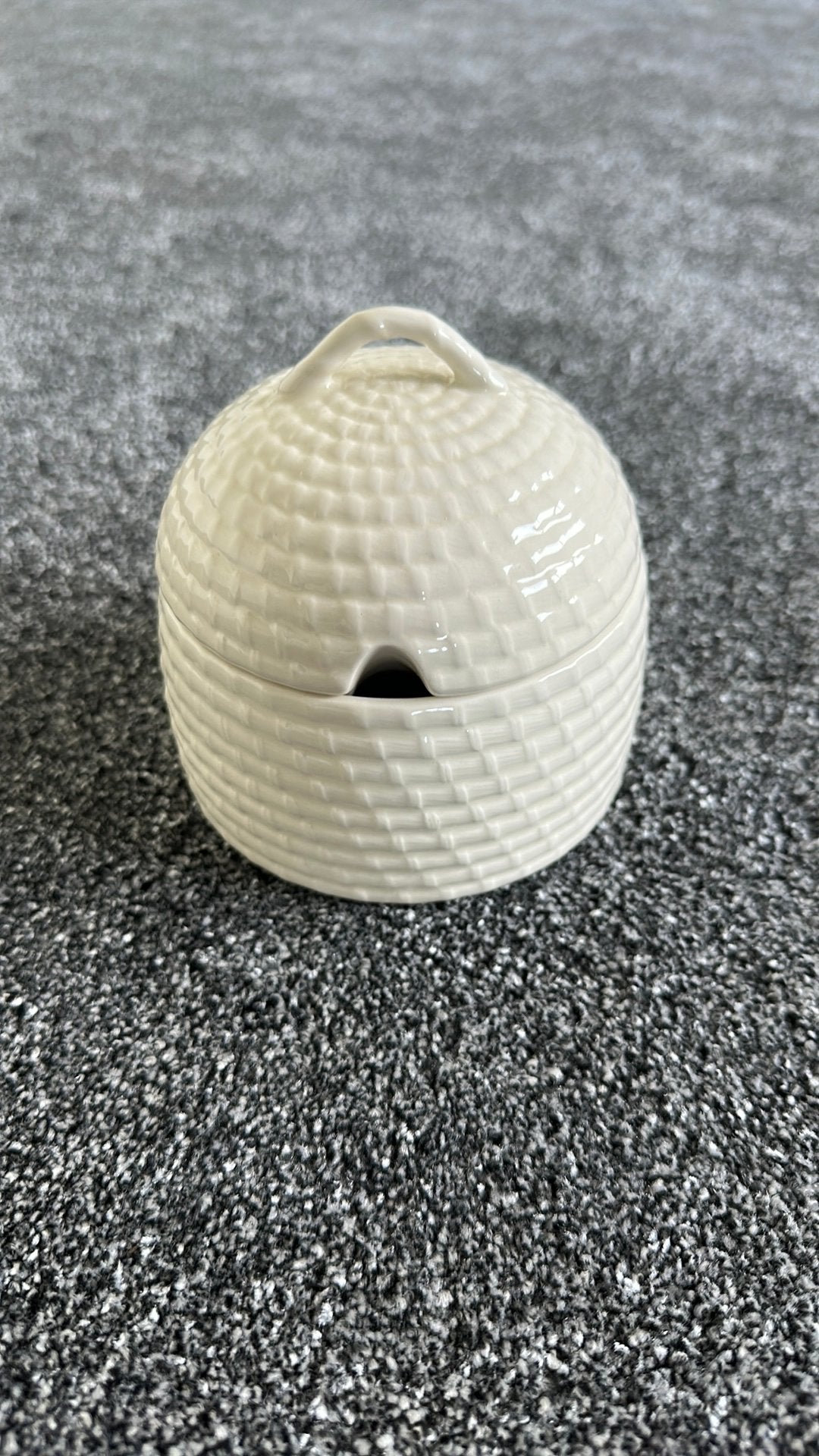 Prachtige Wedgwood Edme Queen’s Ware Honingpot, antiek, Overige typen, Ophalen of Verzenden, Zo goed als nieuw, Wedgwood