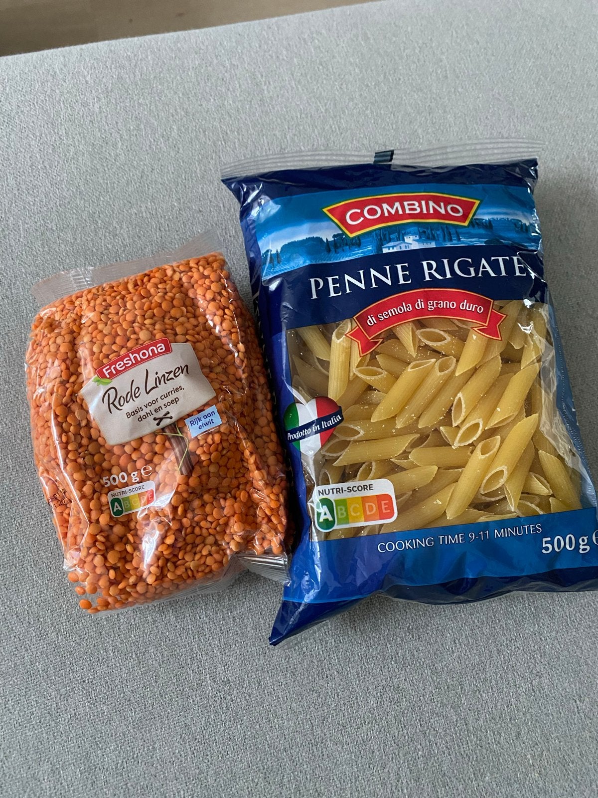 Gratis penne pasta &rode linzen (nieuw gesloten verpakking), Diversen, Ophalen
