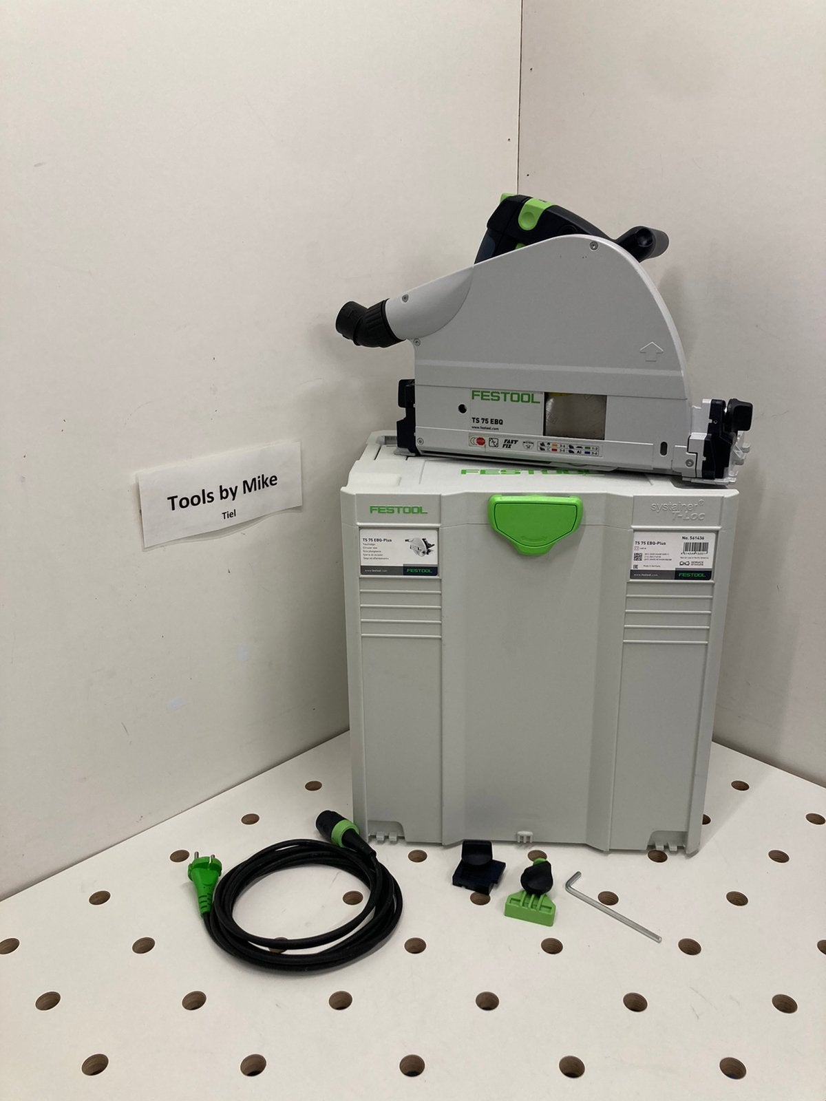 Festool ts75ebq invalzaag (nieuwstaat), Ophalen, Invalzaag, Zo goed als nieuw, 30 tot 70 mm
