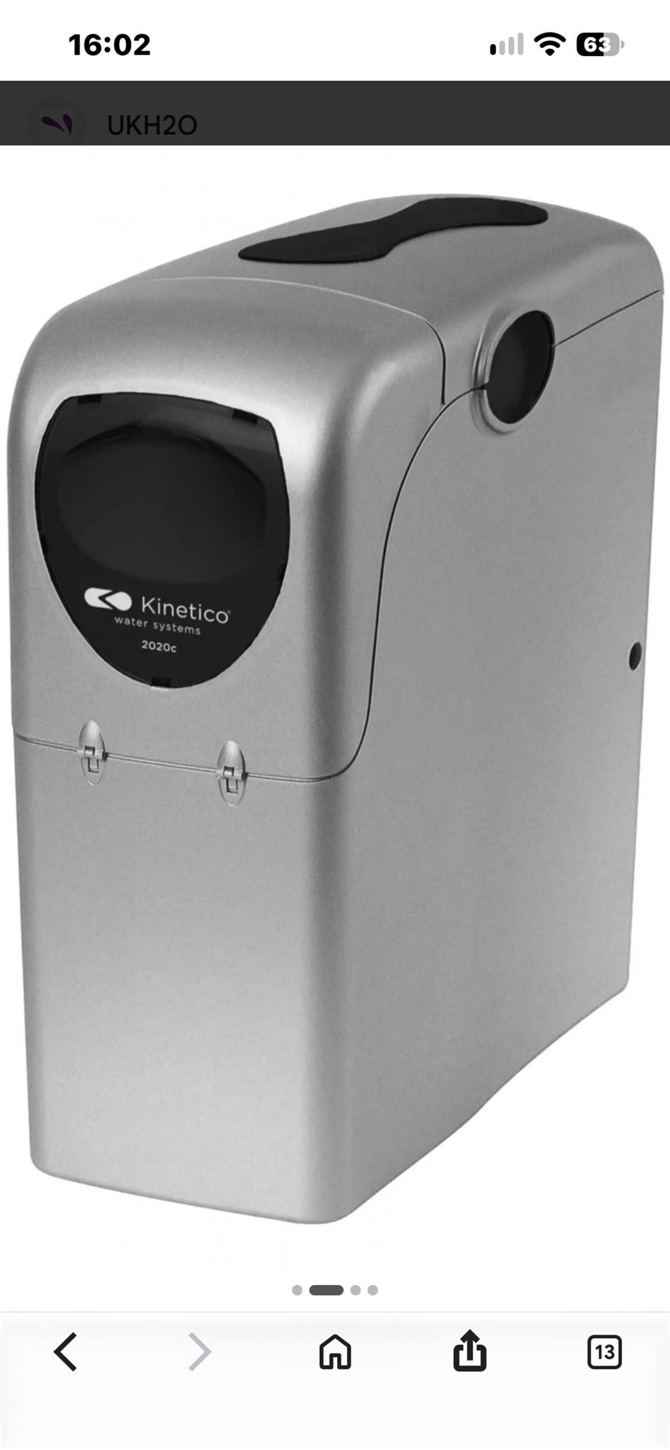 Kinetico Waterontharder 2020c met bypass