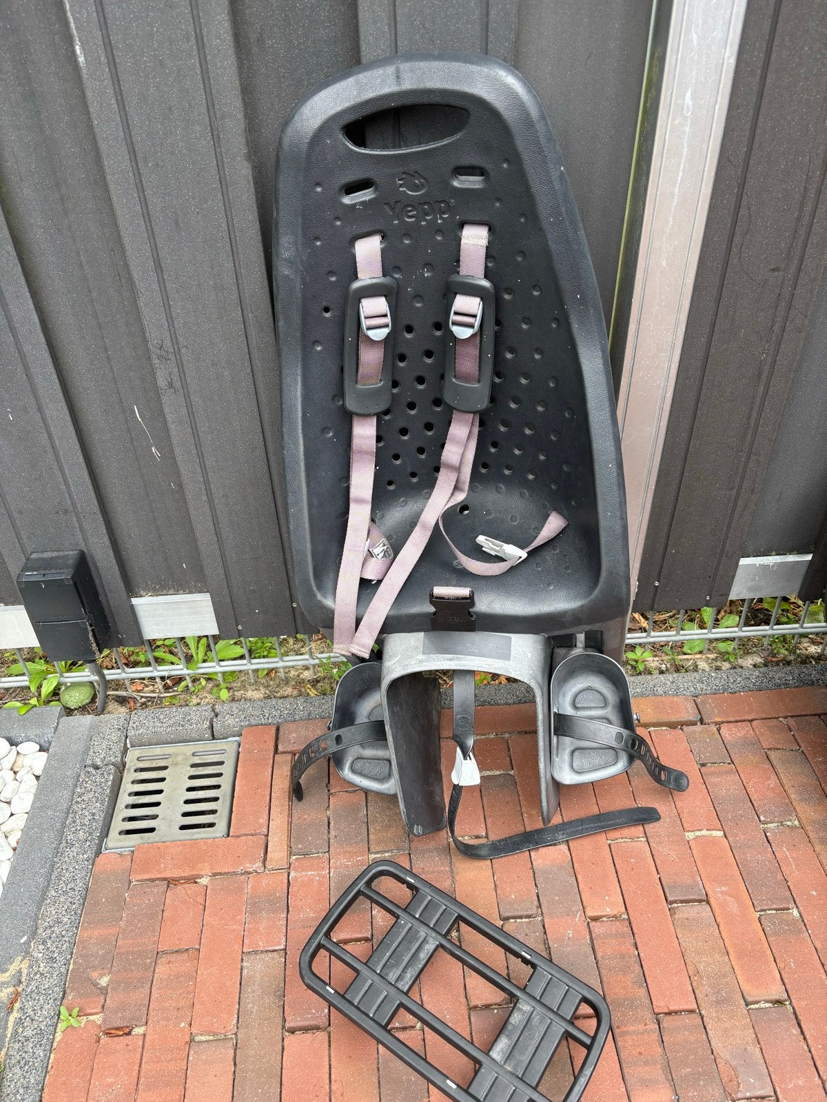 Yepp Achterzitje voor fiets - Gebruikt, Ophalen, Gebruikt, Achterzitje, Voetsteuntjes