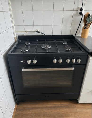 ETNA (gas)Fornuis 5 Pitten + (elek)Oven - Volledig werkend, Ophalen, Gebruikt, 60 cm of meer, Grill