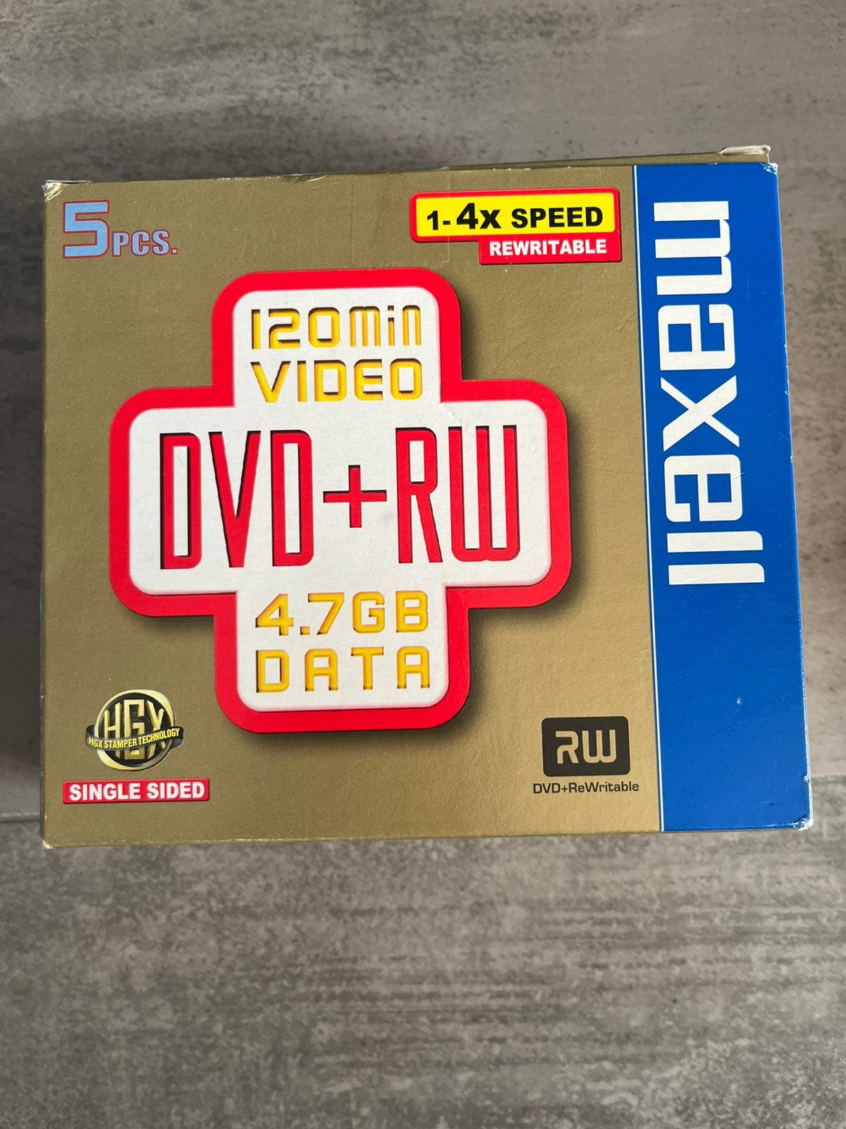 DVD+RW 5 stuks, Computers en Software, Beschrijfbare discs, Ophalen of Verzenden, Nieuw, Dvd