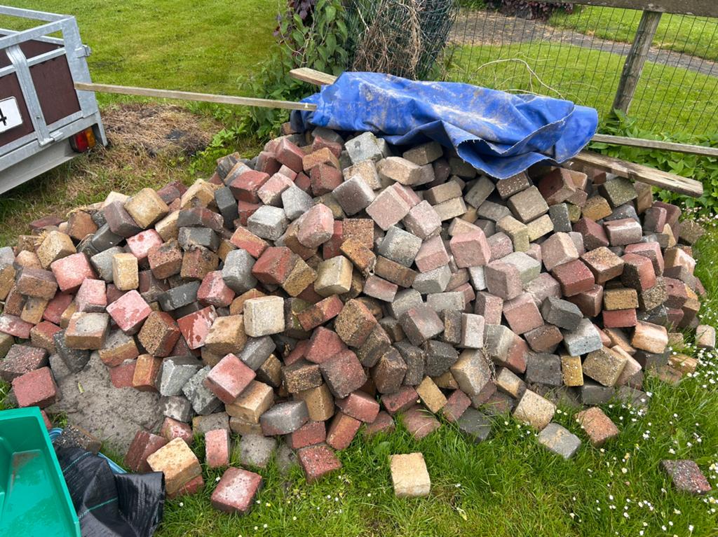 Koppelstones, Ophalen of Verzenden, Gebruikt, Beton, Klinkers