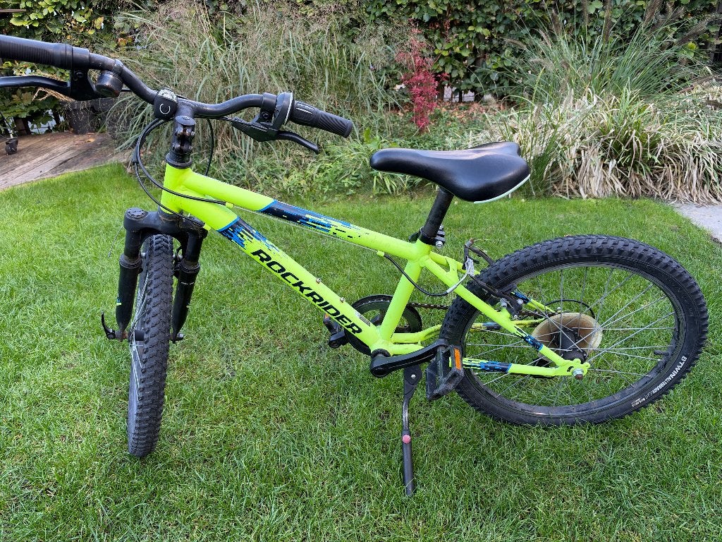 Fiets RockRider 20 inch mountain bike, Fietsen en Brommers, Gebruikt, Velgrem, Ophalen of Verzenden, Rockrider