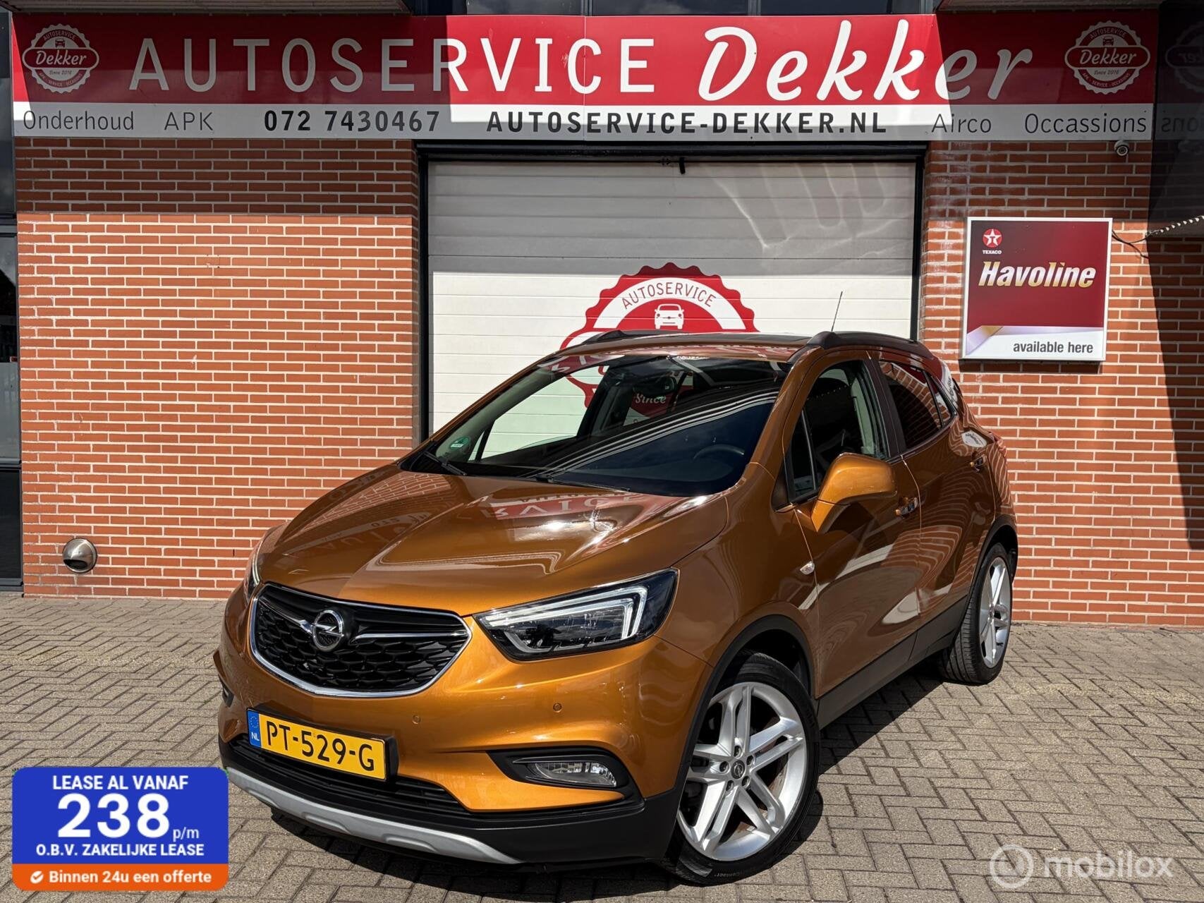 Opel Mokka X 1.4 Turbo Innovation, Auto's, Voorwielaandrijving, Gebruikt, Bruin, Handgeschakeld