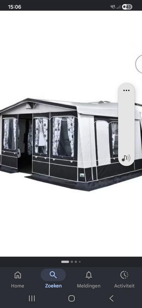 voortent caravan met luifel en erker is helemaal compleet, Rondzit, Hobby, Particulier, Luifel
