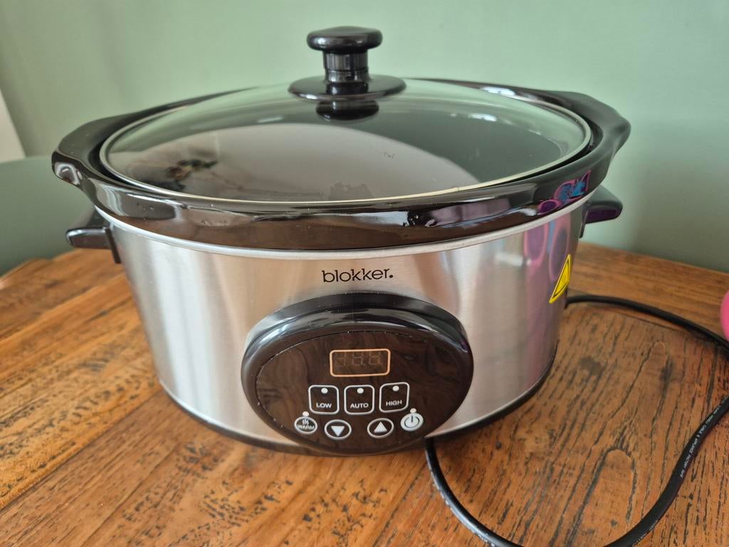 Blokker slowcooker 3.5 liter, Ophalen, Timer