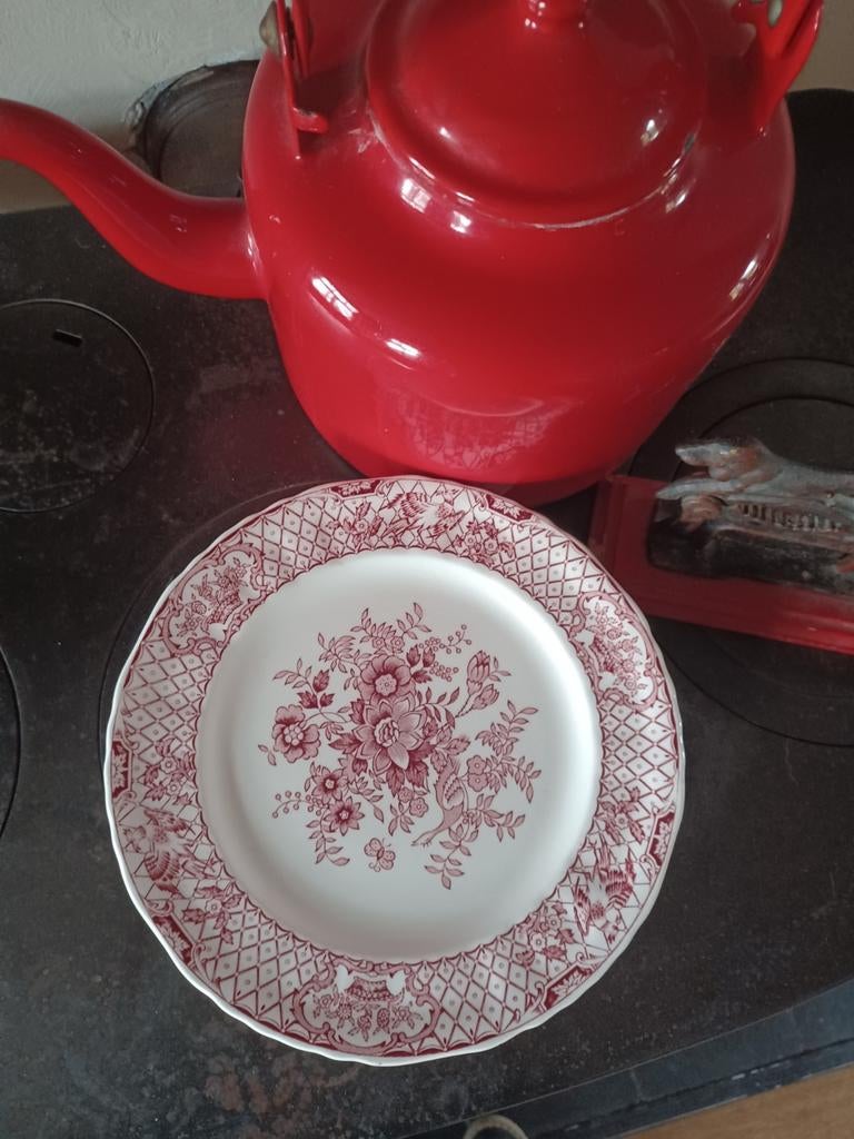 6 ontbijtborden mason's stratford england, Antiek en Kunst, Antiek | Servies los, Ophalen of Verzenden
