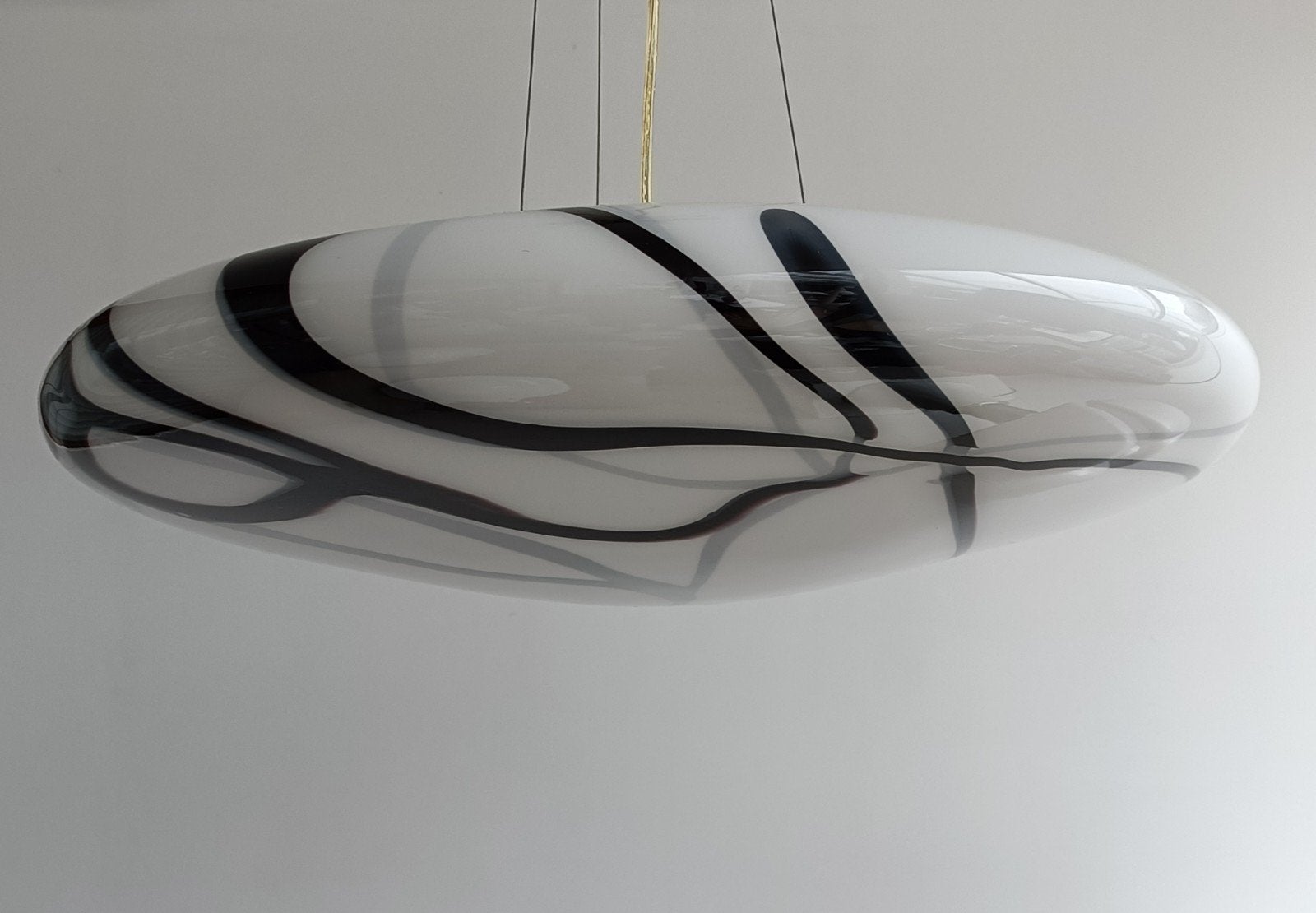 Zijlstra Swirl hanglamp, Ophalen of Verzenden, Zo goed als nieuw, Glas, Design